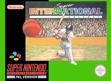 Super International Cricket (Europe) box cover front